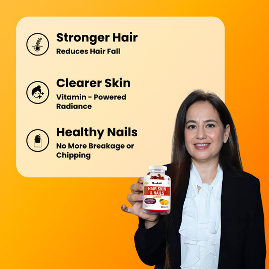 Biotin Gummies for Hair, Skin & Nails by Maskow Nutrition