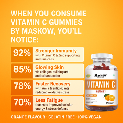 Boost Your Immunity Gummies – Vitamin C & Zinc by Maskow Nutrition