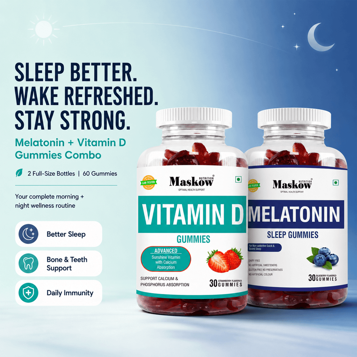 Melatonin Vitamin D Combo