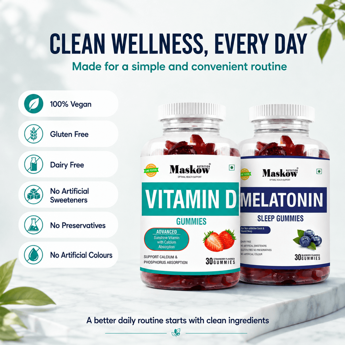 Melatonin Vitamin D Combo
