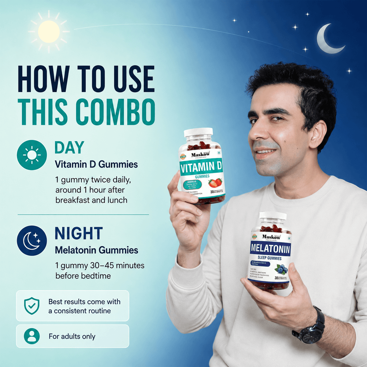 Melatonin Vitamin D Combo