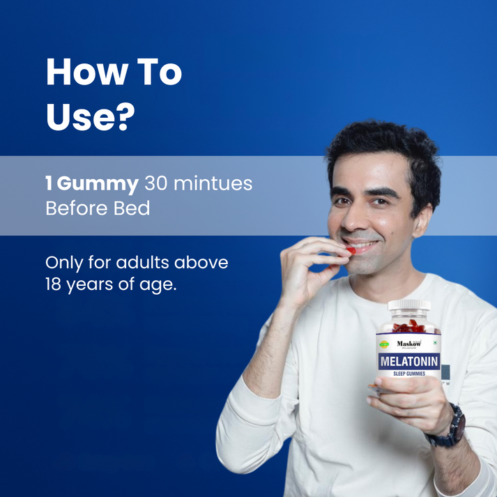 Melatonin 5mg Sleep Gummies for Better Sleep | Maskow